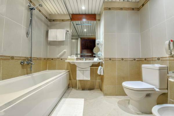 Deluxe Doppel- oder Zweibettzimmer mit Stadtblick